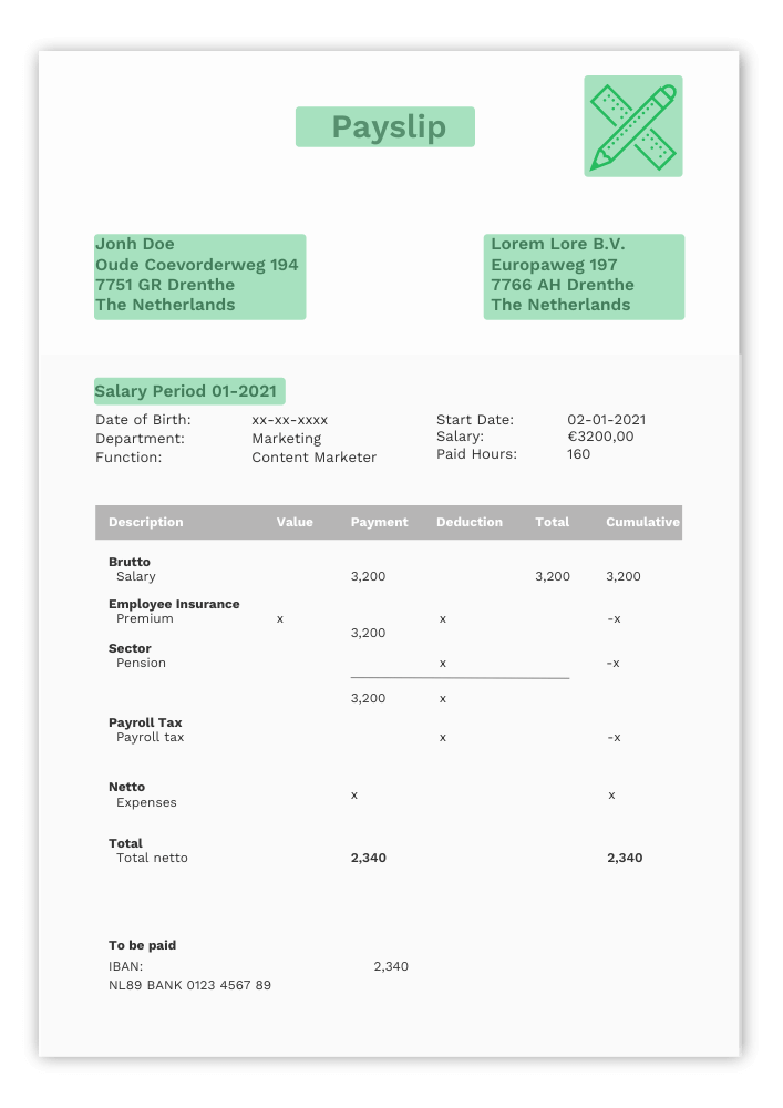 Invoice OCR fields extraction