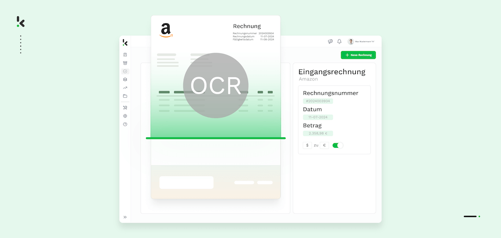 rechnungen digitalisieren mit OCR- technologie