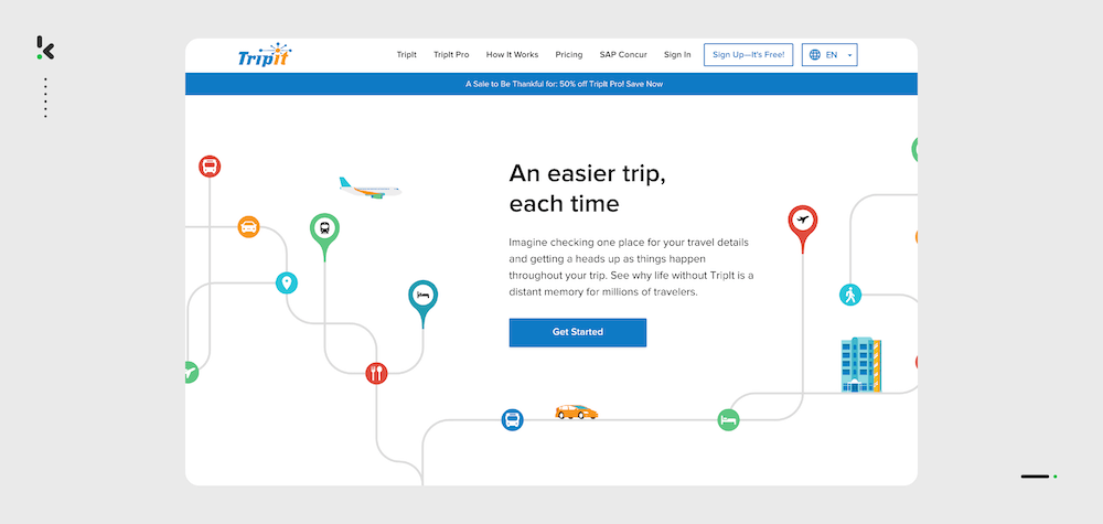 Tripit travel management tool