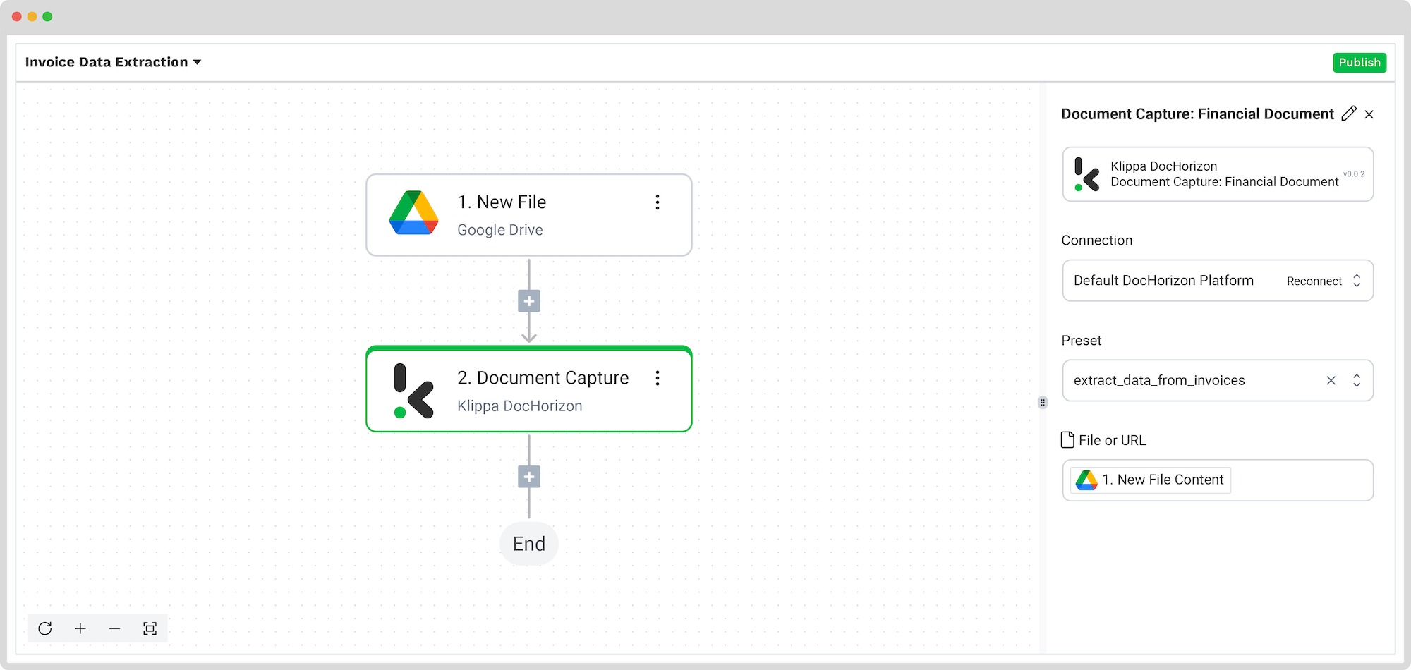 invoice data extraction step 4